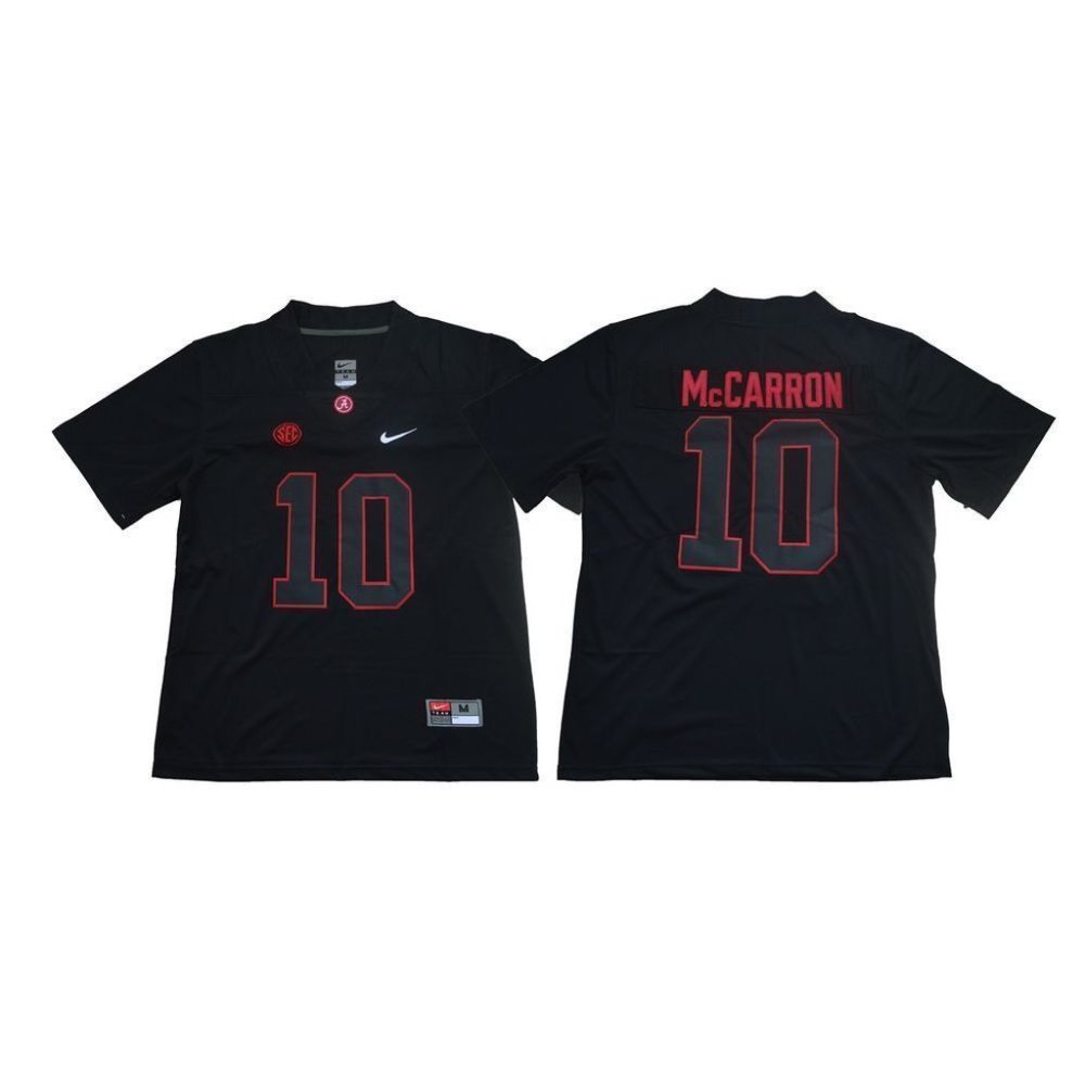 Alabama Crimson Tide AJ McCarron Black Jersey
